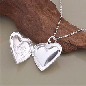 I love you Heart pendant locket necklace